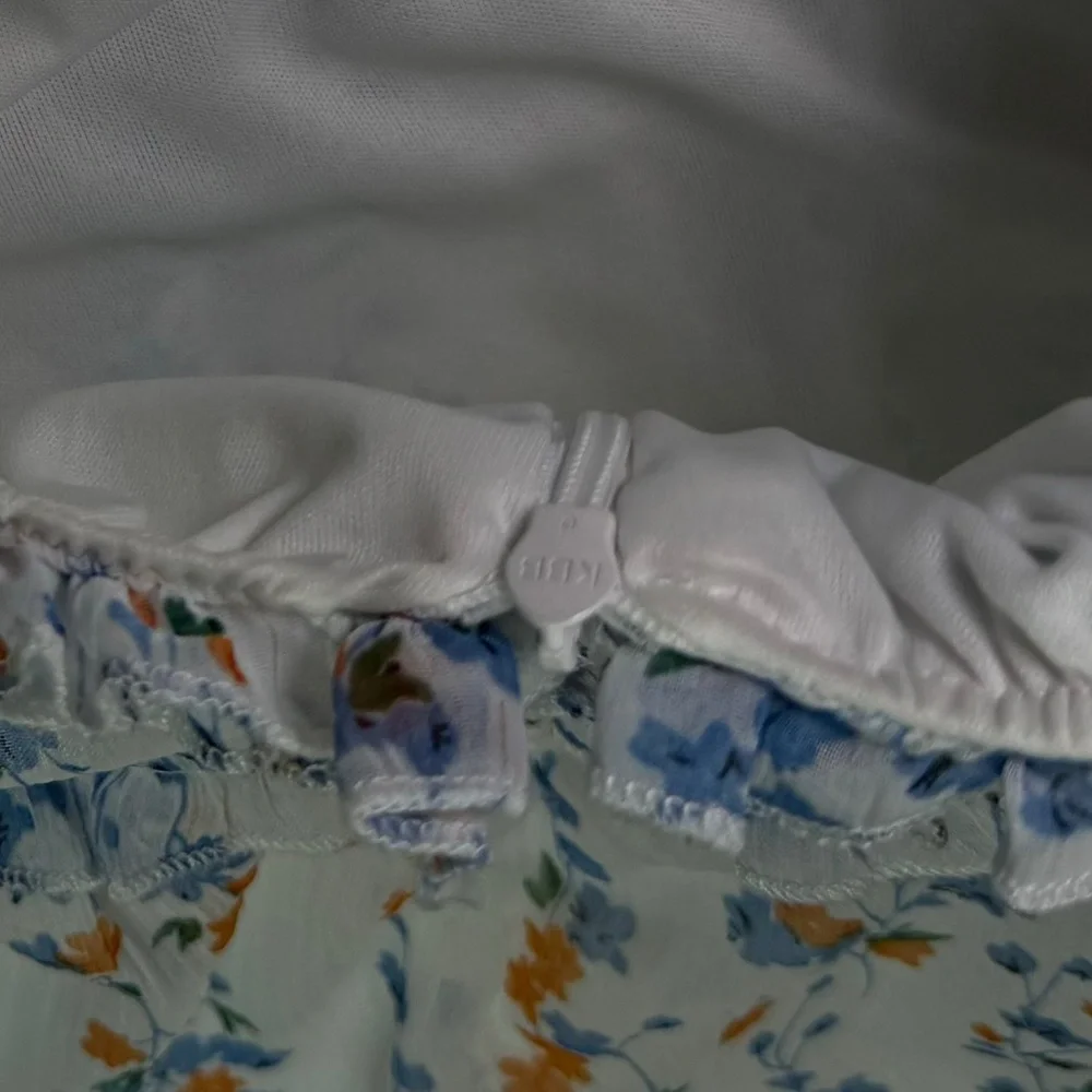 DOKOTOO Mini Dress Floral Deep V-Neck Ruffle Long Sleeve Open Back size XL - Picture 9 of 11